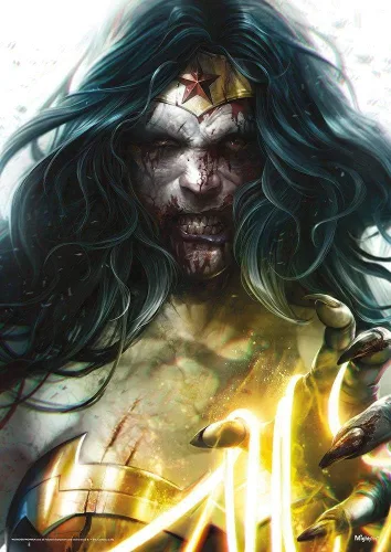 Vista 12 de MIGHTYPRINT DC Comics – Batman – DCeased – Zombie Attack – Arte de pared duradero de 17 x 24 pulgadas – No hecho de papel – Coleccionable