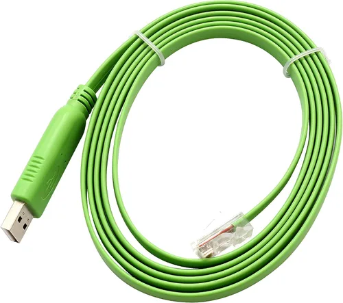 Vista 2 de USB 2.0 a RJ45 RS232 Cisco Consola Routers Switches Servers Cable FTDI 1.8M SI-ADA24048