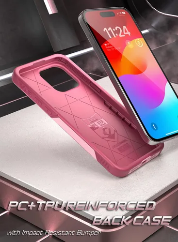 Vista 6 de Poetic Neon MagPro - Funda diseñada para iPhone 15 Pro Max 5G de 6.7 pulgadas, [compatible con MagSafe] de doble capa, resistente, resistente, a