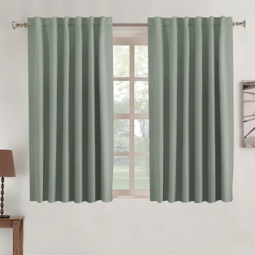 Vista 39 de Turquoize Cortinas Opacas con Aislamiento Térmico Paneles de Tratamiento de Ventanas con Bolsillo para Barra Paneles de Ventana para Ventanas