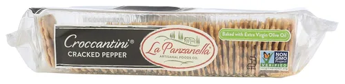 Vista 8 de La Panzanella Mini Croccantini, pimienta negra, 6 onzas