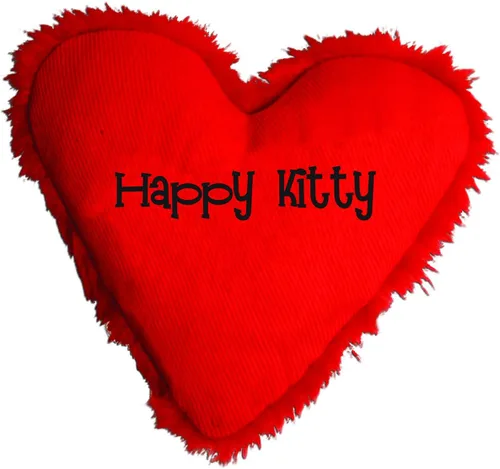 Vista 3 de Yeowww! Paquete de ataque al corazón: 3 juguetes de gato 100% orgánicos, cada uno con una frase diferente