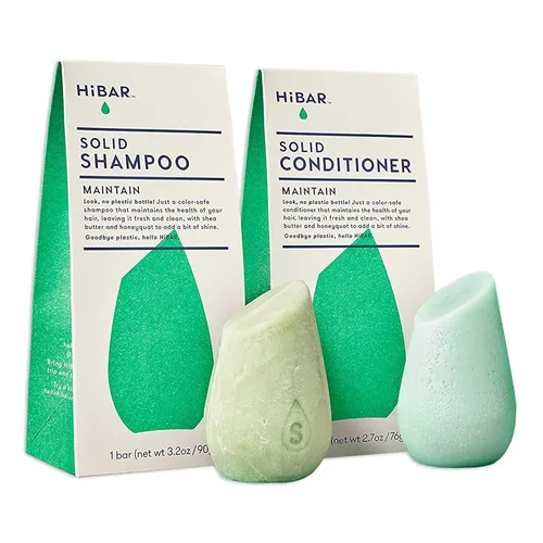 Vista 2 de HiBAR - Set de champú y acondicionador para rizos - Para cabello rizado - Define, limpia y nutre - Babasú, manteca de pracaxi y complejo para rizos