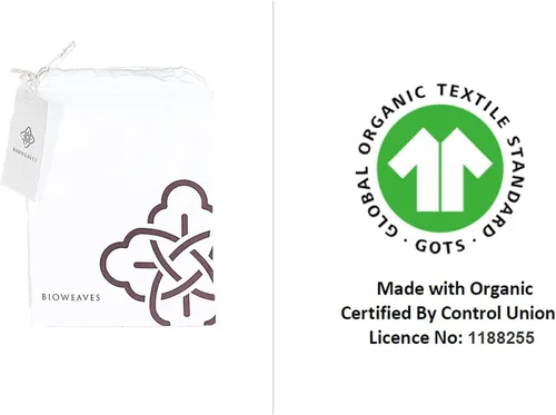 Vista 7 de Bioweaves Protectores de almohada transpirables 100% algodón orgánico certificado GOTS con cierre de cremallera, estándar, 20 x 26 pulgadas, paquete