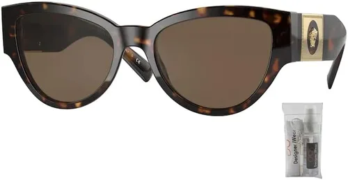 Vista 2 de Versace VE4398 Cateye - Gafas de sol para mujer + paquete con kit de gafas de diseñador iWear