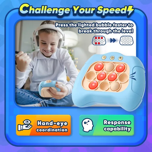 Vista 2 de Byserten Juego de mano para niños de 6 a 12 años, juguetes sensoriales para niños de 8 a 12 años, regalos de cumpleaños para niños y niñas