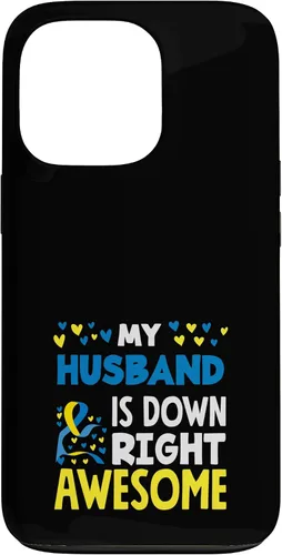 Vista 10 de My Husband is Down Right Awesome Down Syndrome Awareness Case for iPhone 17