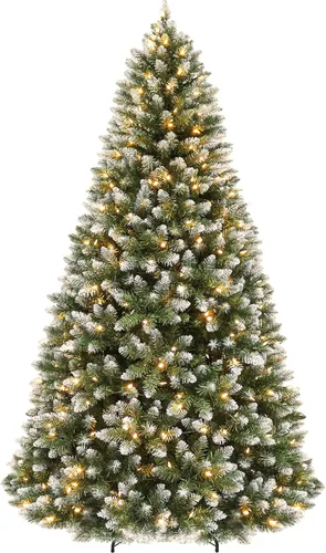 Vista 11 de Hykolity Árbol de Navidad artificial preiluminado de 6 pies con 230 LED