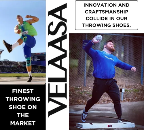Vista 3 de VELAASA Stones Throwing Shoe Men and Womens Discus Shoes Shotput Track and Field Training