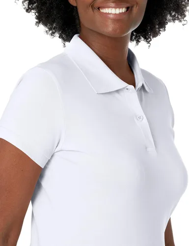 Vista 3 de Lee Uniforms Juniors' playera polo piqué elastizada