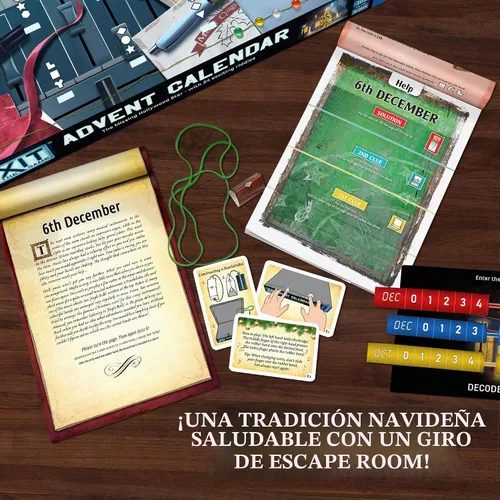 Vista 6 de EXIT: The Game - Calendario de Adviento - La estrella de Hollywood perdida Navidad Calendario Adviento Juego misterioso Actividad familiar