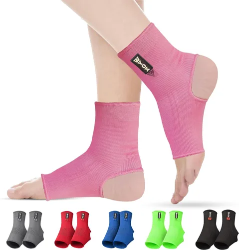Vista 10 de WYOX Tobillera de compresión para hombres y mujeres, de neopreno transpirable, ligera, para esguince, recuperación de lesiones y apoyo, correr