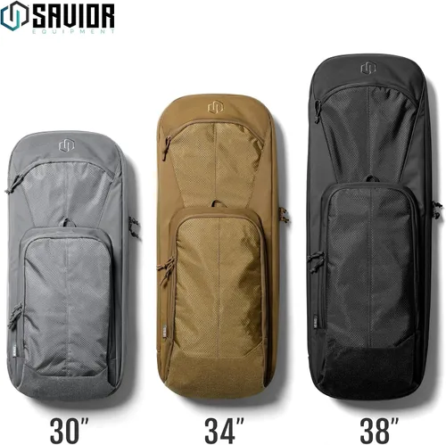 Vista 6 de Savior Equipment Specialist Series 30" 34" 38" Covert Tactical Gun Bag Backpack Soft Case with Compartment, Low Profile Bug Out Truck Bag
