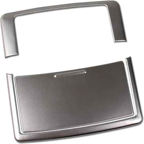 Vista 8 de Beautost Compatible con Nissan Rogue 2021 2022 2023 2024 2025 2026 Luz de lectura frontal de techo marco de mapa (negro)