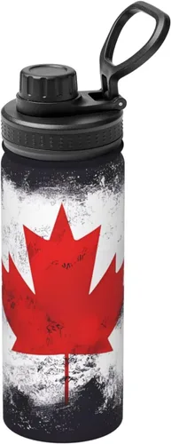 Vista 10 de American Spain Flag Insulated Stainless Steel Kettle Print Funny Water Bottle Insulated Ideal for Sports and Travel