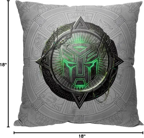 Vista 4 de Northwest Almohada Transformers, 18" x 18", Autobot Shield