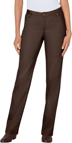 Vista 26 de Woman Within Jeans elásticos de pierna recta de 5 bolsillos Banana