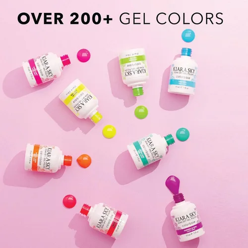 Vista 4 de KIARA SKY Esmalte de gel Soak-Off All In One 0.5 fl oz G5047 Power Move (tono rosa intenso)