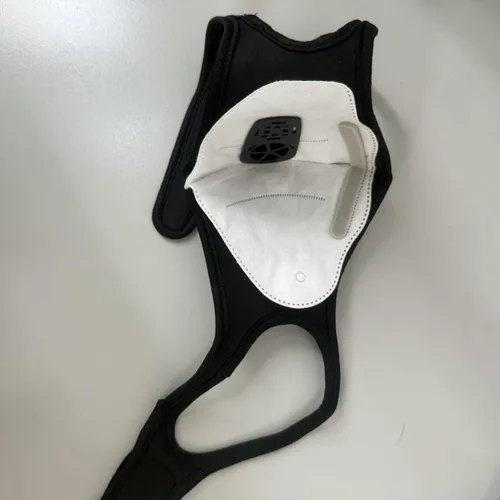Vista 3 de Máscaras de moda con ventilador para correr deportes al aire libre