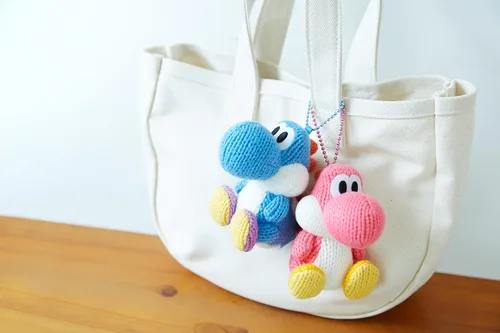 Vista 6 de Light Blue Yarn Yoshi Amiibo Yoshis Woolly World Series
