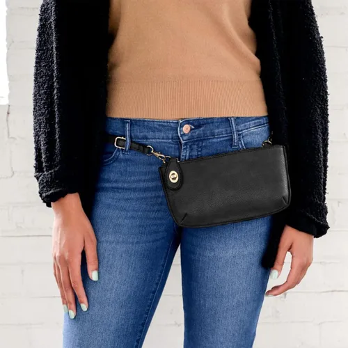 Vista 2 de Joy Susan Bolso de moda para mujer Mini Crossbody Bolso de embrague de muñeca - Negro 100 - negro