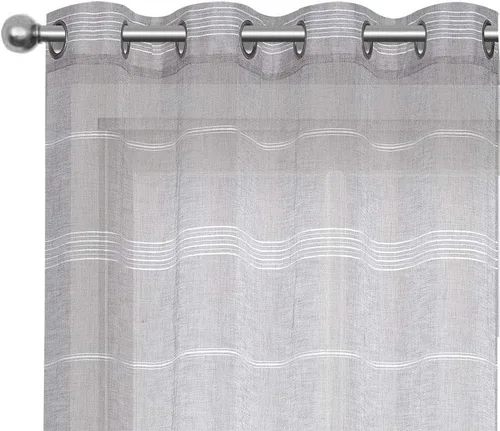 Vista 9 de Everyday Celebration Cortinas de ventana 100% opacas para puerta corrediza de ventana, cortinas opacas con forro térmico, cortinas con ojales