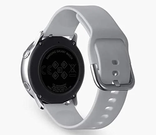 Vista 3 de Samsung Galaxy Watch Active - Reloj inteligente, 1.57 in, GPS, Bluetooth, WiFi, plateado 2.3