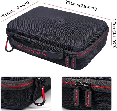 Vista 5 de Smatree Funda de transporte rígida de 3,6 L compatible con DJI Osmo Pocket 2/Osmo Pocket - Ajuste para estuche de carga Osmo Pocket