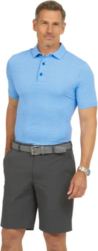 Vista 4 de IBKUL Polo de manga corta para hombre con protección solar UPF 50+ Icefil Cooling Tech Mini Check 94754