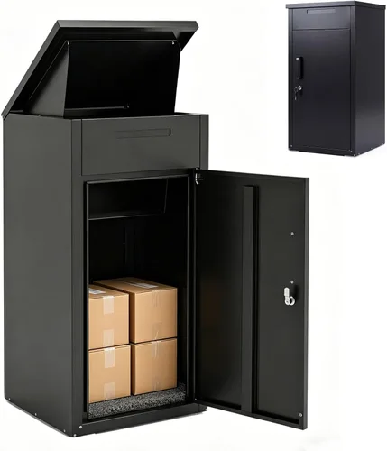 Vista 9 de IRONMAX Cajas de entrega de paquetes de acero resistente para exteriores