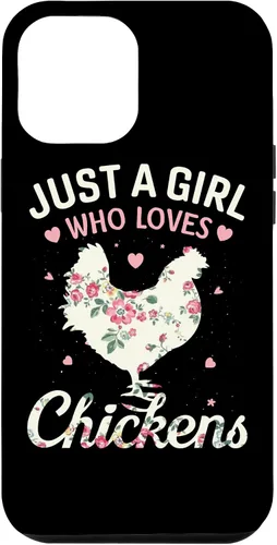 Vista 26 de Just A Girl Who Loves Chickens, Floral Farmer Girl Case for iPhone 17