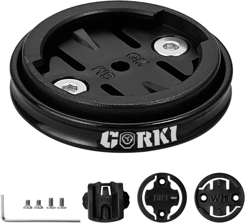 Vista 11 de corki Cycles - Soporte de bicicleta para computadora con ángulo ajustable en ángulo hacia fuera, compatible con Garmin Wahoo Bryton Cateye