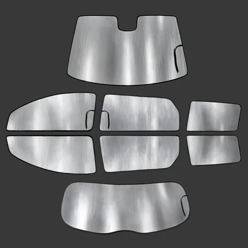 Vista 13 de Protector Solar a Medida para Ventanas Traseras Laterales de 2ª Fila (2 piezas) para 2008 2009 2010 2011 2012 2013 2014 2015 2016 2017 2018 Chrysler