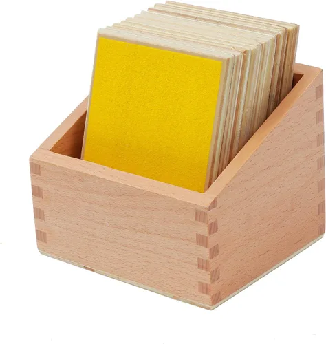 Vista 2 de Adena Montessori Tabletas táctiles: inspira educación sensorial y reconocimiento de textura, aprendizaje sensorial y habilidades motoras finas
