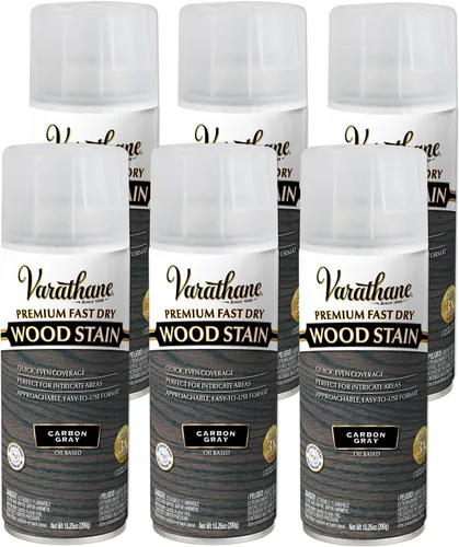 Vista 19 de Varathane Premium - Tinte para madera de secado rápido en aerosol, 10.25 onzas, ébano