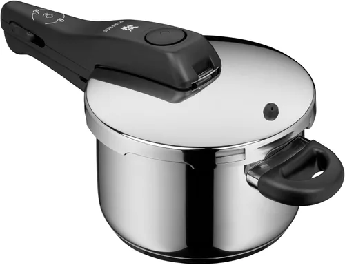 Vista 5 de WMF Perfect Rapid Cooker - Olla de cocción rápida (7.1 in de diámetro, 2 litros y medio, con protección contra llamas), acero inoxidable