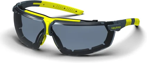 Vista 19 de HexArmor VS300 Gafas de seguridad con brazos laterales ajustables Z87+ para hombres y mujeres