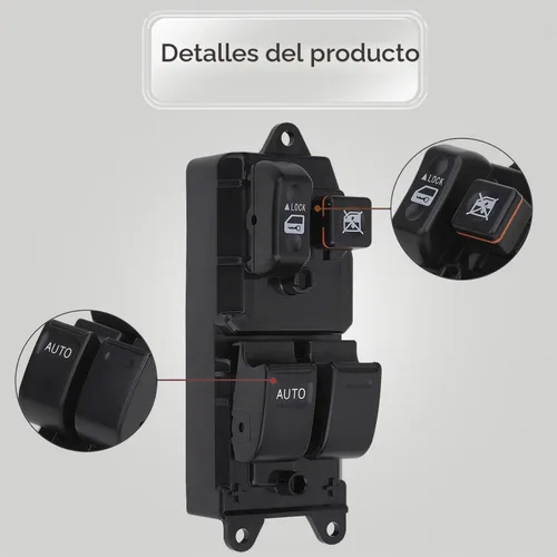 Vista 4 de 84820-08010 Interruptor de ventana eléctrica de puerta compatible