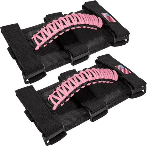 Vista 10 de Asas de agarre para Jeep Wrangler JK JKU JL JLU TJ YJ Sports Sahara Freedom Rubicon Unlimited Gladiator JT 1955-2023 UTV ATV Accesorios Premium 550