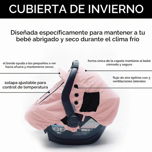 Vista 2 de Milk Snob - Funda de asiento de coche para bebé (rubor)