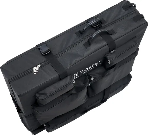 Vista 5 de Master Massage - Mesa de masaje con ruedas, tamaño universal, con ruedas, bolsa de transporte de gran tamaño para cama de masaje plegable