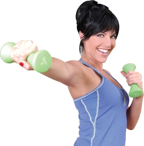 Vista 5 de Tone Fitness El juego incluye 3 pares de mancuernas