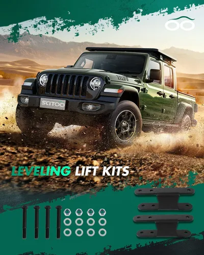 Vista 6 de SCITOO Kit de elevación de nivelación trasera de 2-3 pulgadas para GMC Canyon 2004-2019, para Chevrolet 2 kits de nivelación Suspension Lift