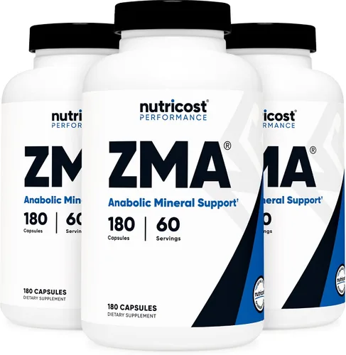 Vista 10 de Nutricost ZMA 180 Cápsulas (2 Botellas)