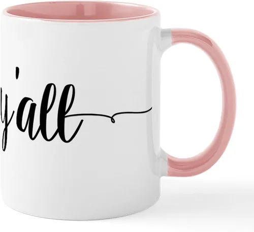 Vista 29 de CafePress Shalom, Y'all! Taza de café de cerámica de 11 oz (11.0 fl oz)