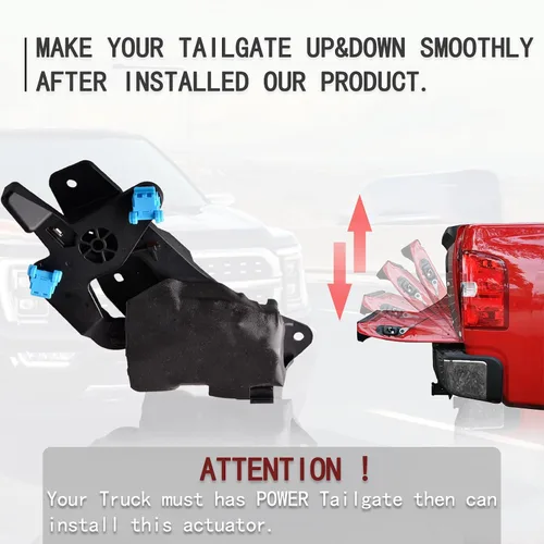 Vista 4 de Actuador eléctrico de bloqueo de puerta trasera compatible con Ford F150 F250 F350 Super Duty 2017-2020 Actuador de cerradura de puerta de repuesto