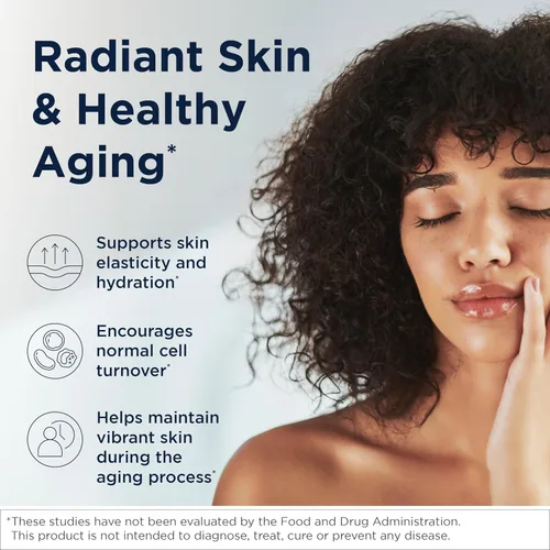 Vista 2 de Designs for Health H-S-N Radiance - Vitaminas para uñas y piel para mujeres y hombres, promueve un cabello saludable, elasticidad de la piel y uñas