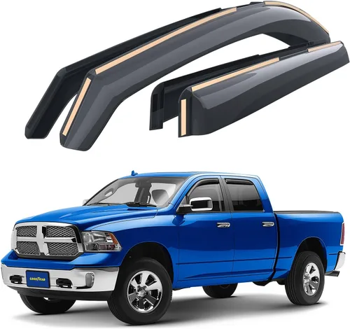 Vista 15 de Goodyear Deflectores de ventana de canal inastillables para Nissan Altima 2019-2026, protectores de lluvia, viseras de ventana para automóviles