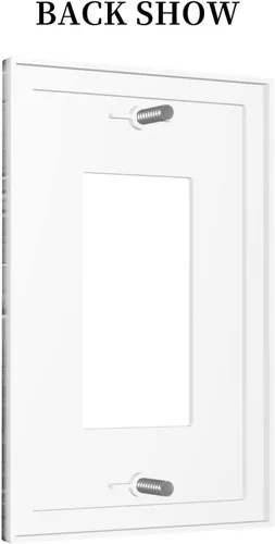 Vista 731 de Placa de Interruptor de Luz Azul de 1 Gang, Placa de Pared Decorativa de Palanca Individual, Cubierta de Placa de Pared de Palanca, Placa Frontal