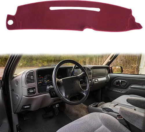 Vista 19 de Cubierta de Tablero a Medida para Chevy Chevrolet Silverado/GMC Sierra C1500 C2500 C3500 K1500 K2500 K3500 de 1997-2000, GMC Yukon/Chevy Tahoe